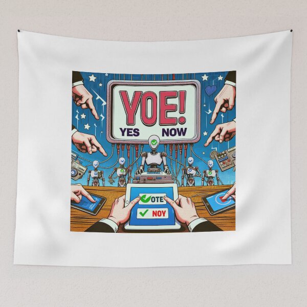 Item preview, Vote, Yoe Yes Now, The Future Of Voting designed and sold by DSoriaDesign.