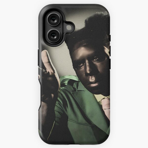 Vista previa del artículo con la obra «Funda para teléfono Chromokopia de Tyler The Creator», diseñado y vendido por Martin-Mugen.