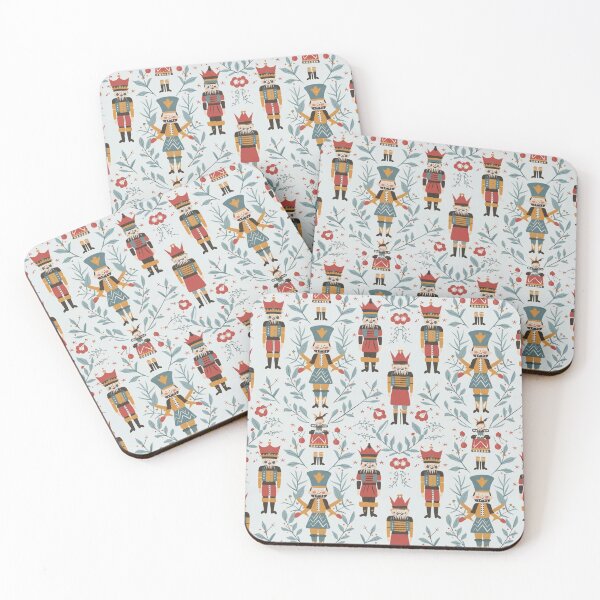 Item preview, Whimsical Nutcracker Pattern | Festive Holiday Design for Mugs, Stickers, Magnets & More designed and sold by HahaHandlesHub.
