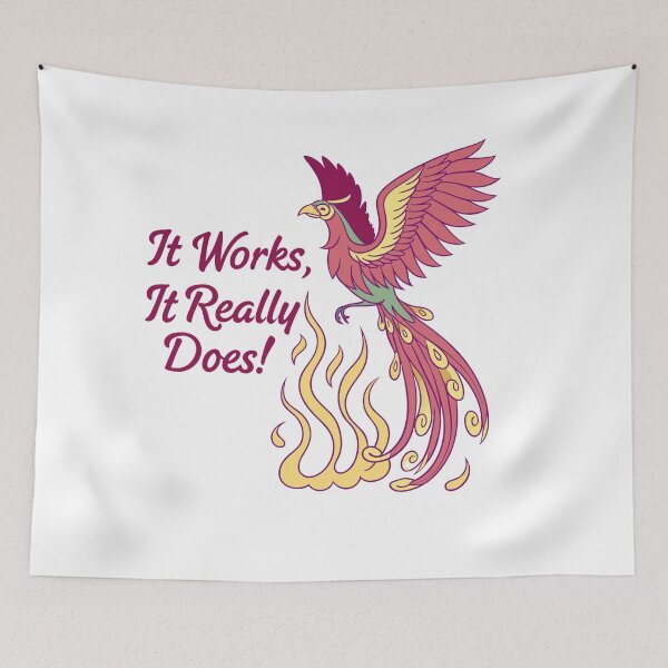 Item preview, Majestic Phoenix Rising Fantasy Art Print designed and sold by lamp148.