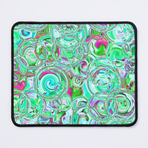 Item preview, Minty Greens Hydrangea Fractal Circles designed and sold by SXW Designs.