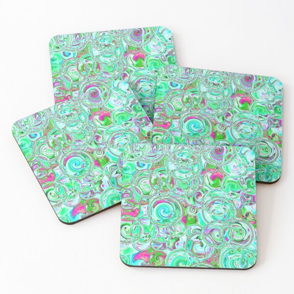 Item preview, Minty Greens Hydrangea Fractal Circles designed and sold by SXW Designs.