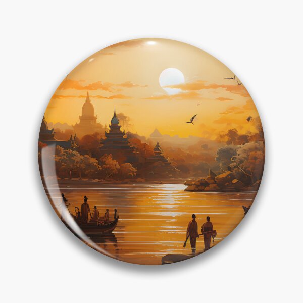 Item preview, Ancient Khmer - Phnom Penh designed and sold by KootenayDesigns.