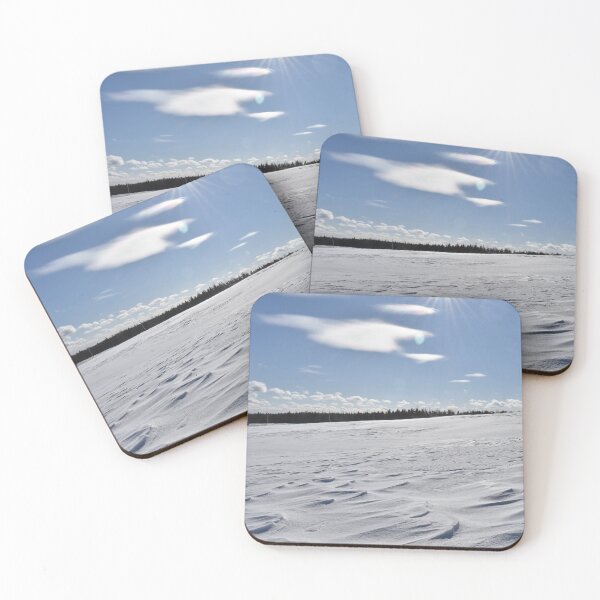 Item preview, A snowy field on a cold winter day designed and sold by Claude Laprise.