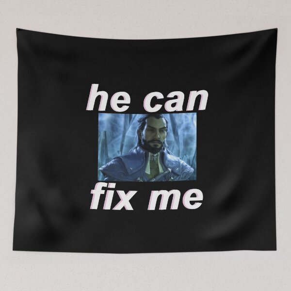 Item preview, (FOR DARK BACKGROUND) Lucanis "He can fix me" designed and sold by cybarchangel.