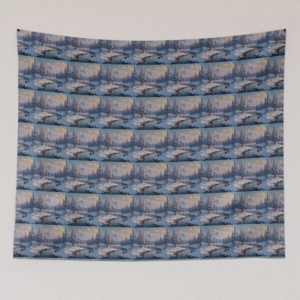 Item preview, Peaceful Winter Scene designed and sold by AICreativeArts.