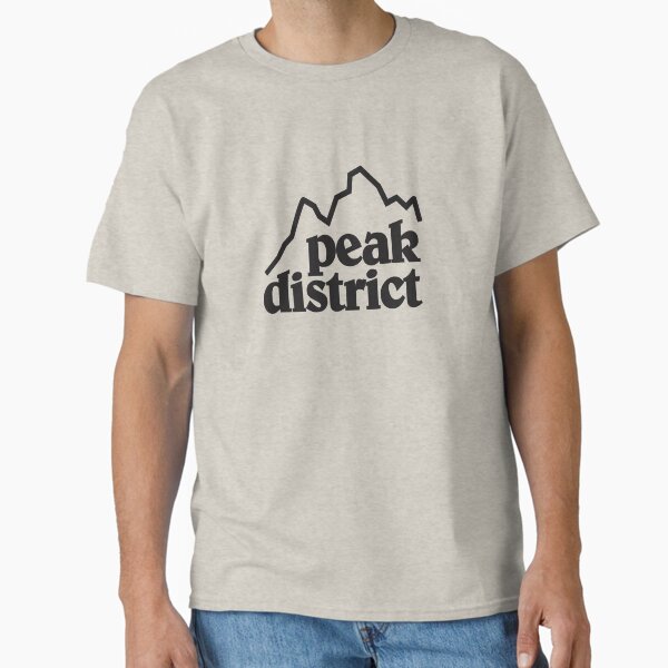 Item preview, Peak District Retro Logo Tee designed and sold by niftyfox.