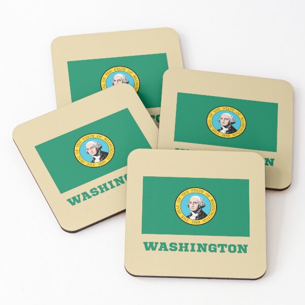 Item preview, Washington - Flag of State designed and sold by Amazing States of America.