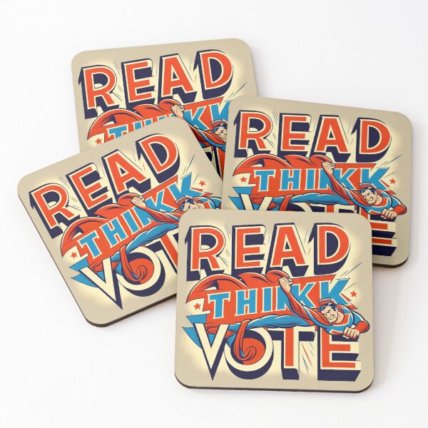Item preview, Read Think Vote Superhero designed and sold by DSoriaDesign.