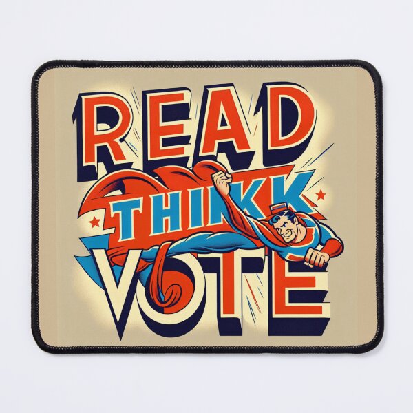 Item preview, Read Think Vote Superhero designed and sold by DSoriaDesign.