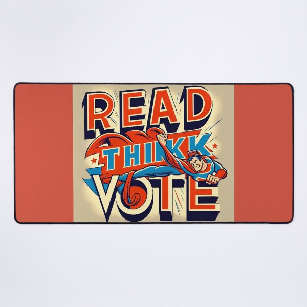Item preview, Read Think Vote Superhero designed and sold by DSoriaDesign.