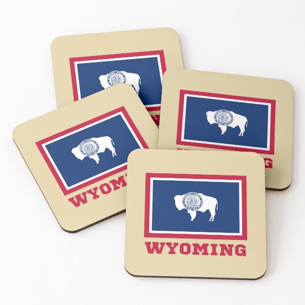 Item preview, Wyoming - Flag of State designed and sold by Amazing States of America.