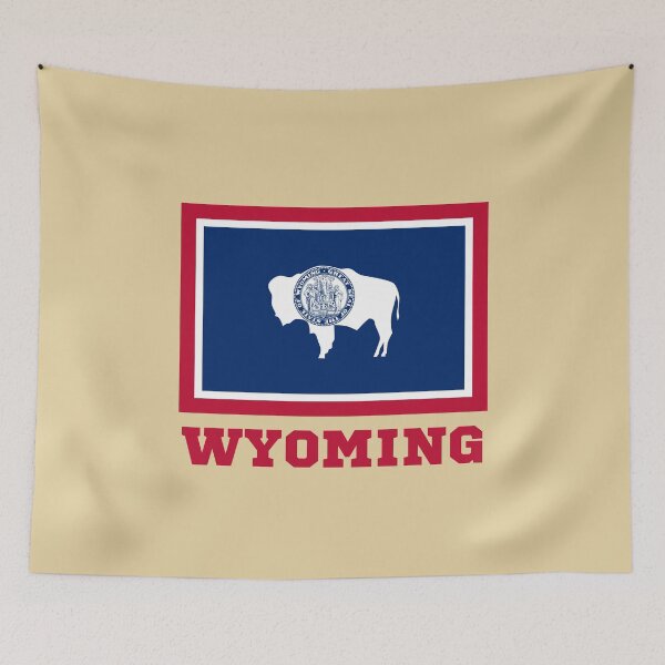 Item preview, Wyoming - Flag of State designed and sold by Amazing States of America.