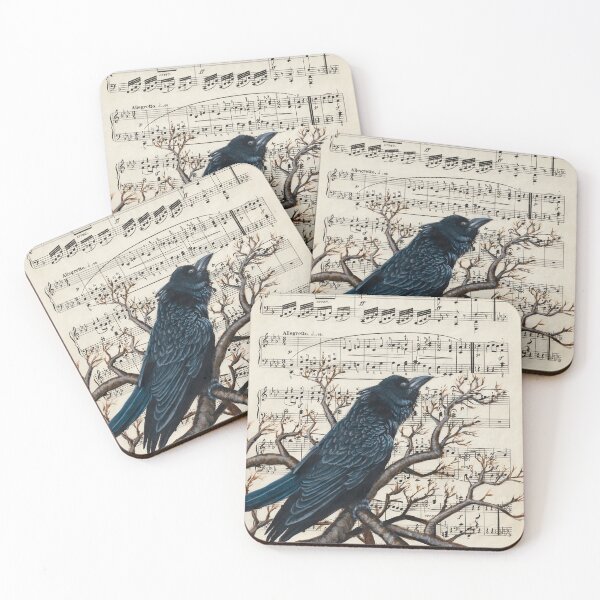 Item preview, Raven designed and sold by Charlene's Art.