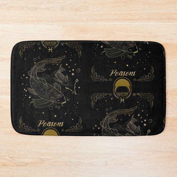 Item preview, Pisces Astrology Sign Gold and Black designed and sold by asamijess.