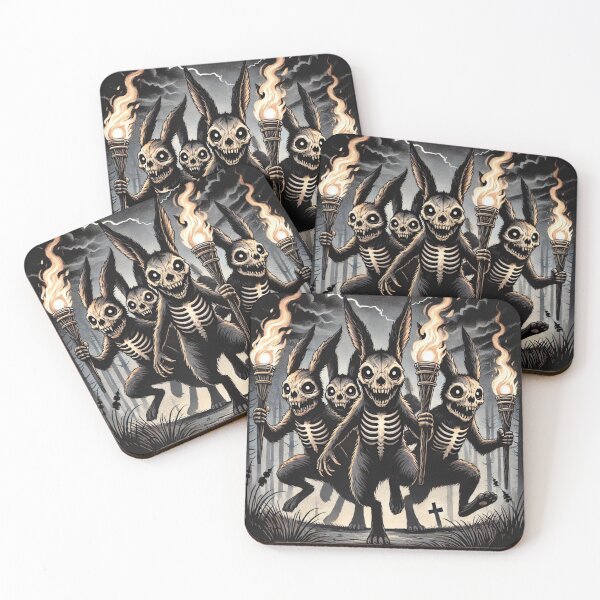 Item preview, Evil rabbits with torches designed and sold by Azazel77.