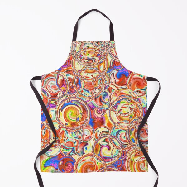 Item preview, Orange & Red Hydrangea Fractal Circles designed and sold by SXW Designs.