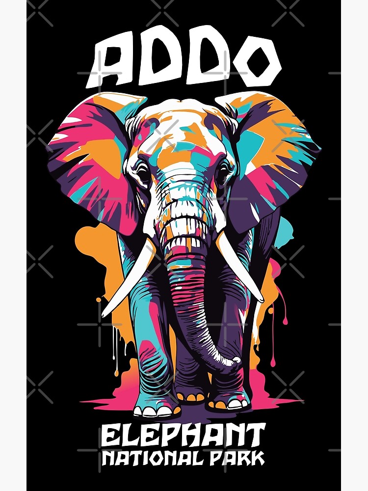 Thumbnail 3 of 3, Poster, Addo Elephant National Park designed and sold by TMBTM.