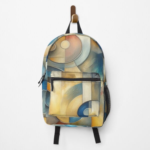 Artikelvorschau, Abstraktes Design in Blau und Gold entworfen und verkauft von Paragon-Art.