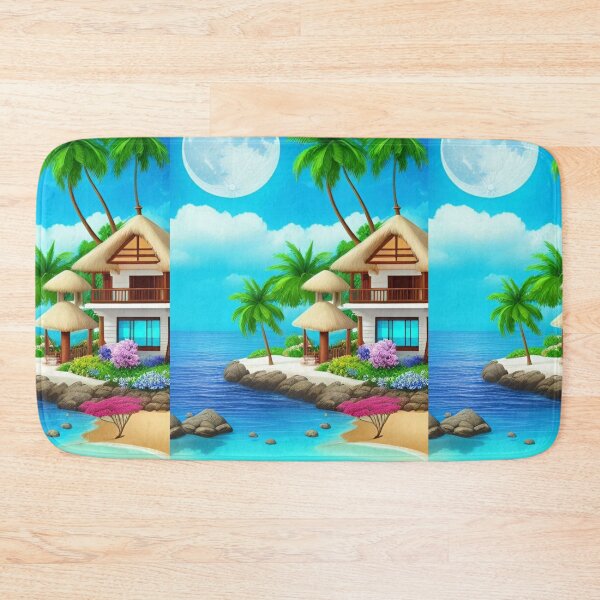 Item preview, Palum tree, ocean  designed and sold by Shahid1234.