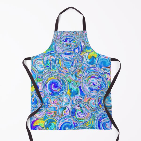 Item preview, Blue & Teal Hydrangea Fractal Circles designed and sold by SXW Designs.