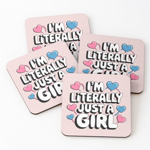 Item preview, I Am Literally Just a Girl T-Shirt & Stickers   designed and sold by Legendary T-Shirts.