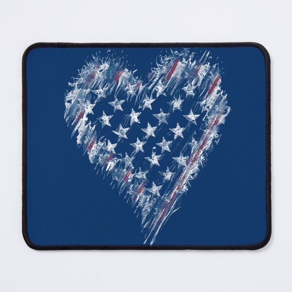 Item preview, Love AMERICA Heart USA Patriot Support Flag designed and sold by NikoDeeko.