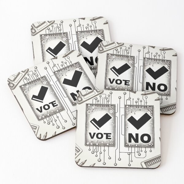 Item preview, Vote Yes, Vote No, Computer Chip designed and sold by DSoriaDesign.