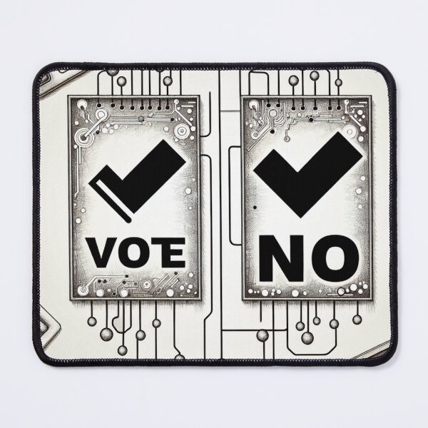 Item preview, Vote Yes, Vote No, Computer Chip designed and sold by DSoriaDesign.