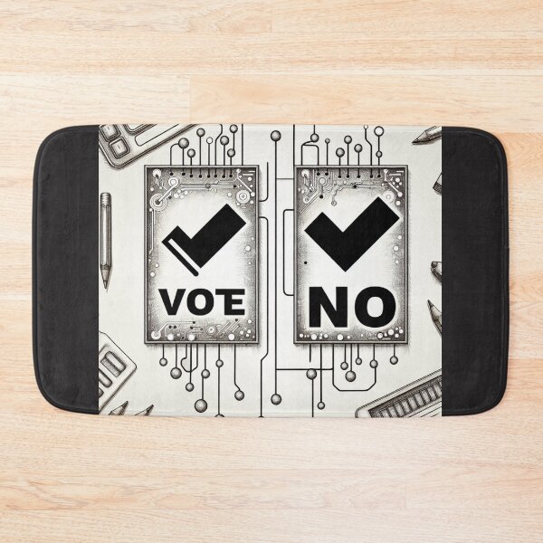 Item preview, Vote Yes, Vote No, Computer Chip designed and sold by DSoriaDesign.