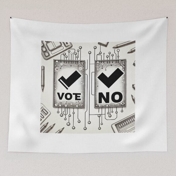 Item preview, Vote Yes, Vote No, Computer Chip designed and sold by DSoriaDesign.