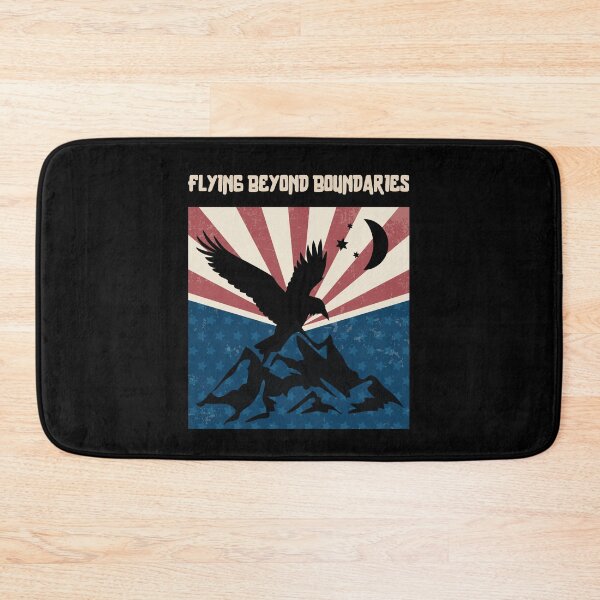 Item preview,  Flying Raven. Raven, mountains.Flying Beyond Boundaries. designed and sold by JAGA-ALIME.