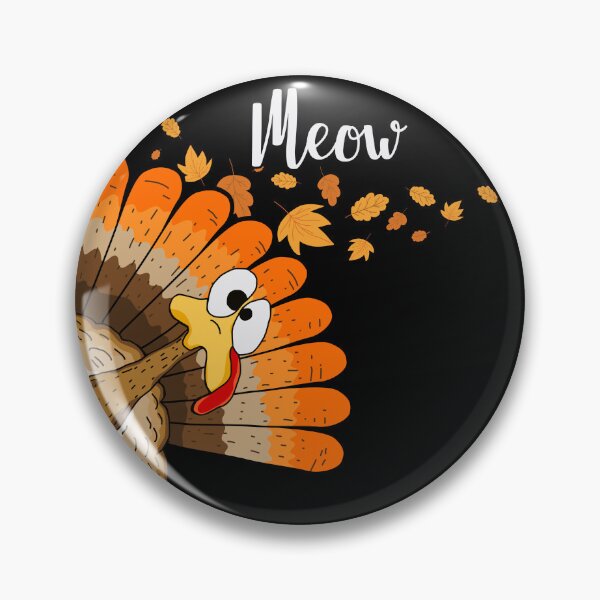 Item preview, Funny Thanksgiving Cat Fake Cat Meow designed and sold by Kuki-shop.