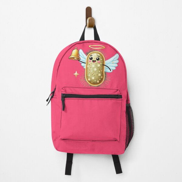Item preview, Angelic Microbe with Golden Bell – Celestial Holiday Design designed and sold by AdoraSticks.