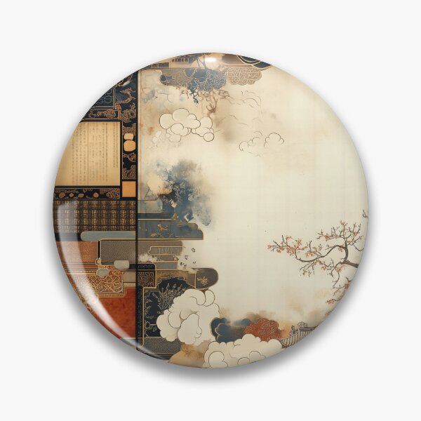 Item preview, Dunhuang Mural - Chinese Willow designed and sold by FleurFrench.
