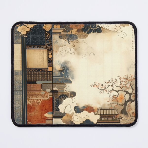 Item preview, Dunhuang Mural - Chinese Willow designed and sold by FleurFrench.