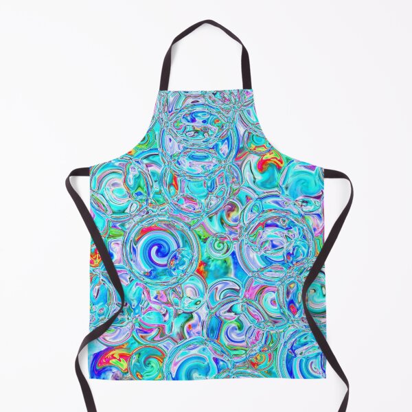 Item preview, Teal & Red Hydrangea Fractal Circles designed and sold by SXW Designs.