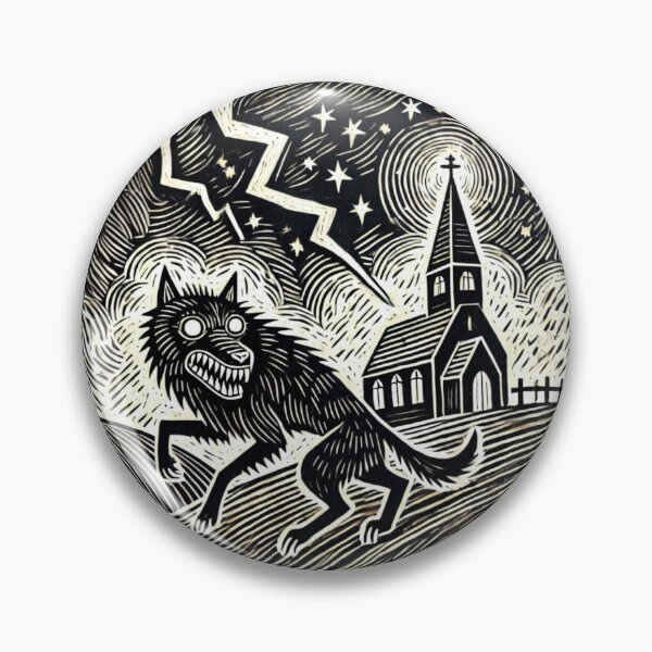 Item preview, Black Shuck (Devil Dog of East Anglia) designed and sold by FolkFoundry.
