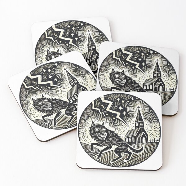 Item preview, Black Shuck (Devil Dog of East Anglia) designed and sold by FolkFoundry.