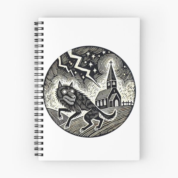 Item preview, Black Shuck (Devil Dog of East Anglia) designed and sold by FolkFoundry.