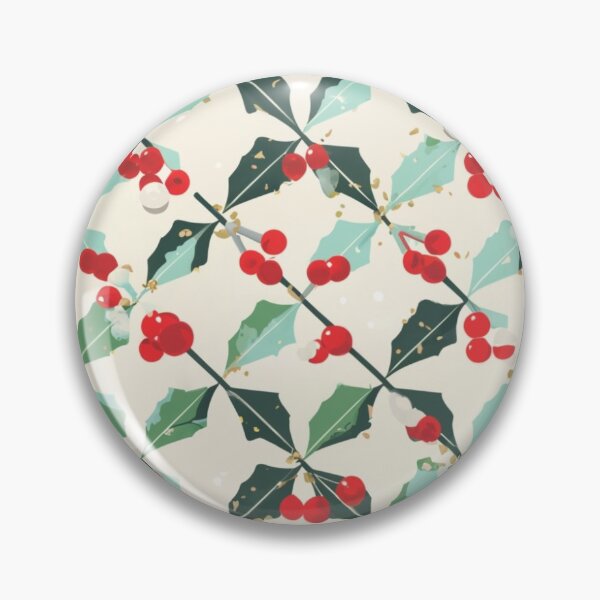 Item preview, Vintage Mistletoe Sprigs Pattern | Festive Holiday Decor for Mugs & More designed and sold by HahaHandlesHub.