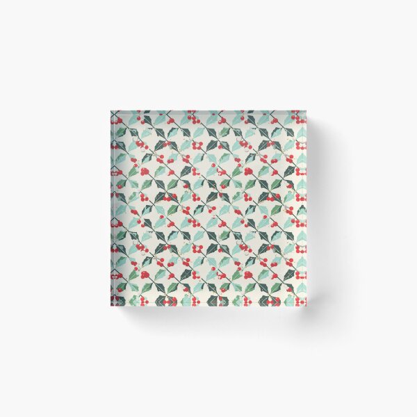 Item preview, Vintage Mistletoe Sprigs Pattern | Festive Holiday Decor for Mugs & More designed and sold by HahaHandlesHub.