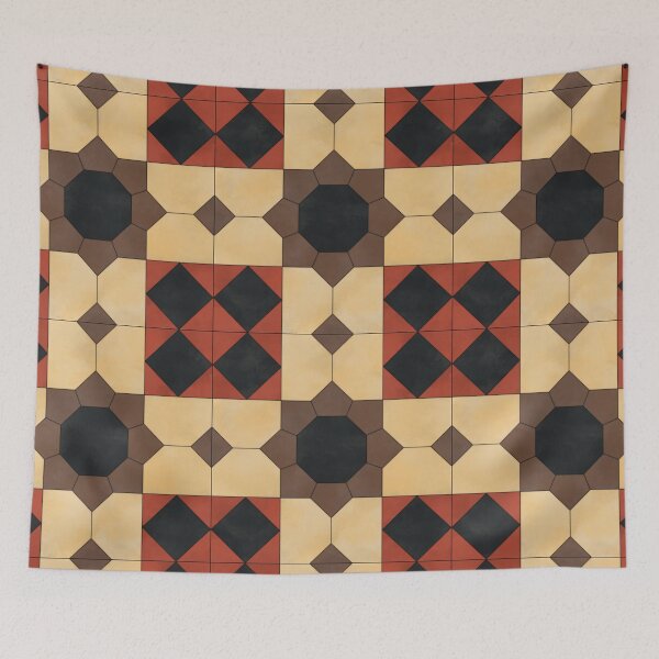 Item preview, Floral Mosaic Tile Reproduction designed and sold by MadeByGeeClowes.