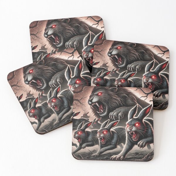 Item preview, Bad Rabbits, Bad Lion designed and sold by Azazel77.