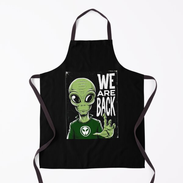 Item preview, 70s Rock Alien – Retro Style "WE ARE BACK" Space Alien Design designed and sold by paulo silveira.