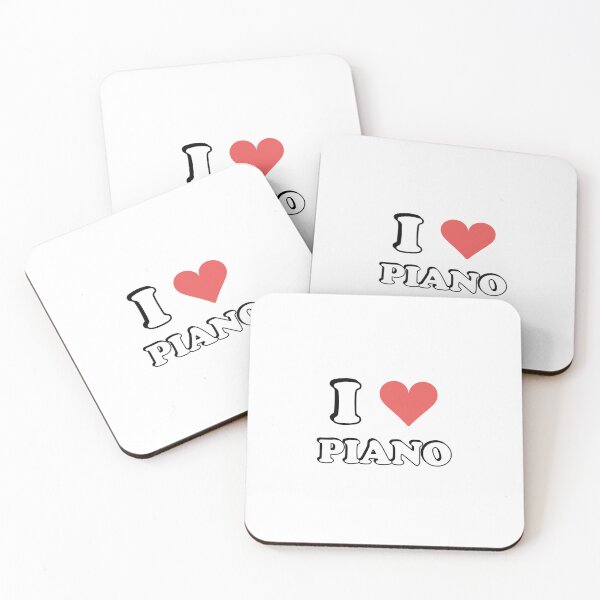 Item preview, I love piano cool pianist designed and sold by Inspirationmotivation.