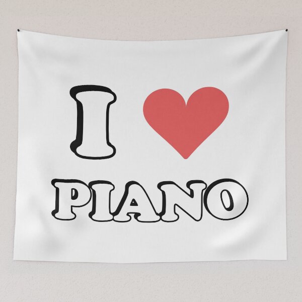 Item preview, I love piano cool pianist designed and sold by Inspirationmotivation.