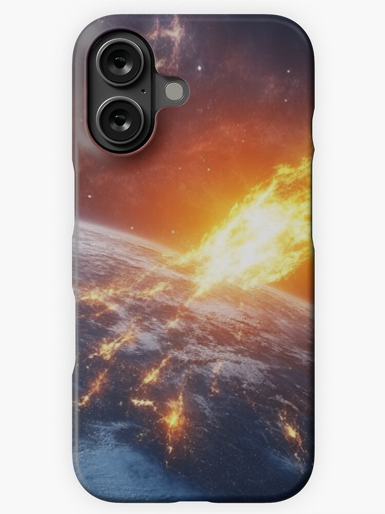 Thumbnail 1 of 4, iPhone Case, Asteroid Impact designed and sold by Patricks-Art.