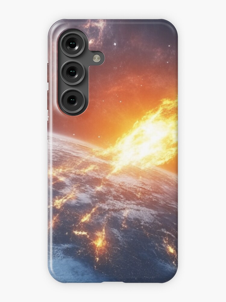 Thumbnail 1 of 4, Samsung Galaxy Phone Case, Asteroid Impact designed and sold by Patricks-Art.