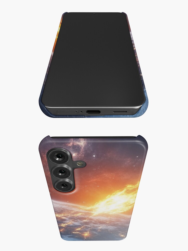 Thumbnail 3 of 4, Samsung Galaxy Phone Case, Asteroid Impact designed and sold by Patricks-Art.